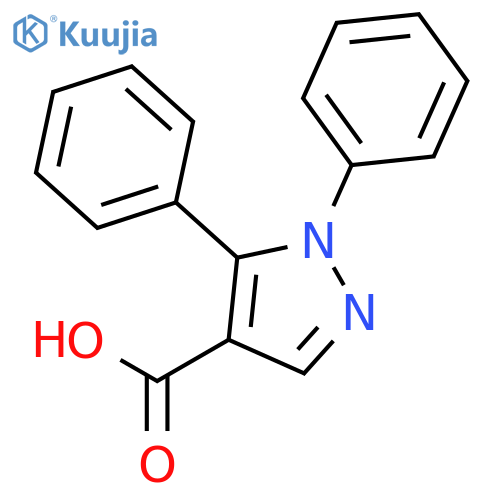 1,5-Diphenyl-1H-pyrazole-4-carboxylicacid structure