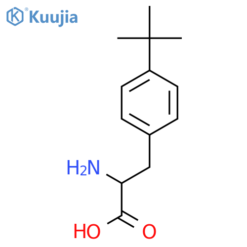 2-Amino-3-(4-(tert-butyl)phenyl)propanoic acid structure