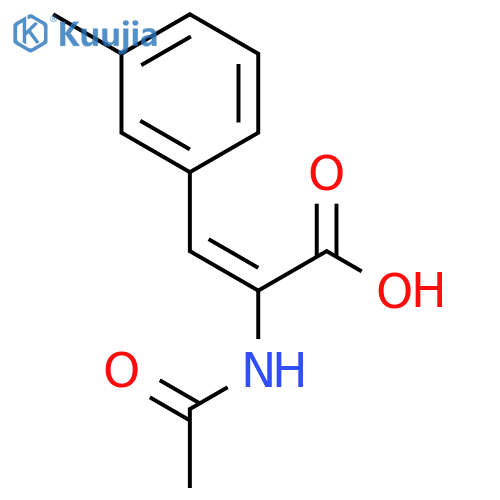 2-Propenoic acid, 2-(acetylamino)-3-(3-methylphenyl)- structure