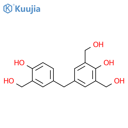 1,3-Benzenedimethanol,2-hydroxy-5-[[4-hydroxy-3-(hydroxymethyl)phenyl]methyl]- structure