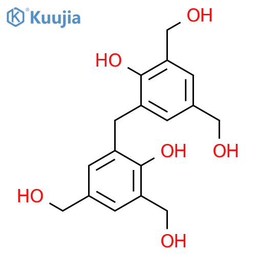 1,3-Benzenedimethanol, 5,5'-methylenebis[4-hydroxy- structure