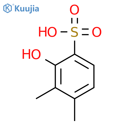 Benzenesulfonic acid, 2-hydroxy-3,4-dimethyl- structure