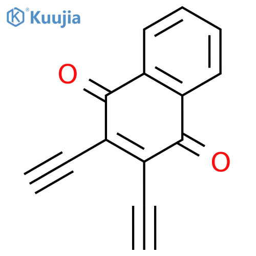 1,4-Naphthalenedione, 2,3-diethynyl- structure