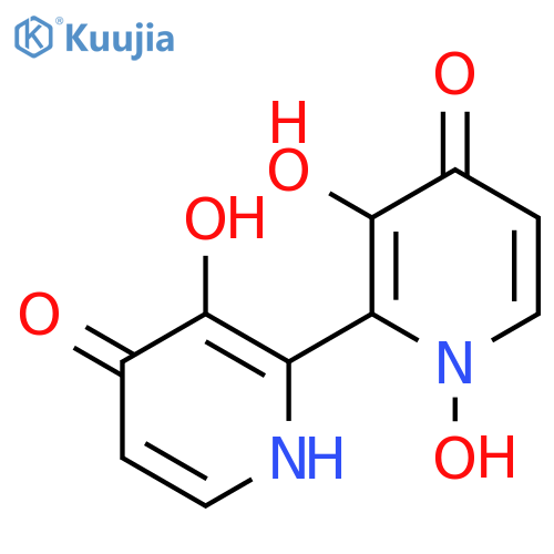 1,3,3'-trihydroxy-2,2'-bipyridine-4,4'(1H,1'H)-dione structure