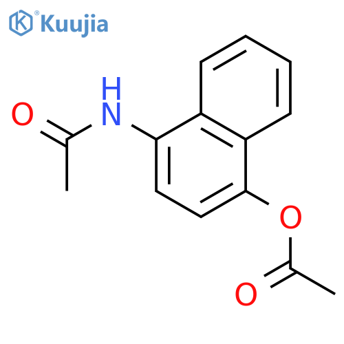 Acetamide, N-[4-(acetyloxy)-1-naphthalenyl]- structure