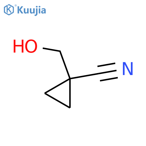 1-(Hydroxymethyl)cyclopropanecarbonitrile structure
