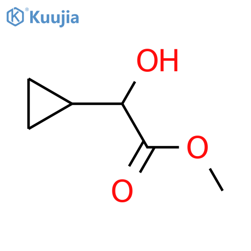 Methyl 2-cyclopropyl-2-hydroxyacetate structure