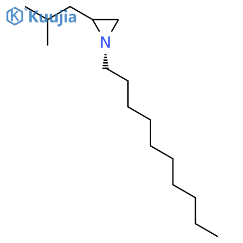 Aziridine, 1-decyl-2-(2-methylpropyl)-, (S)- structure