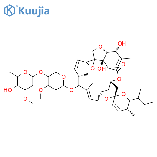 (3'R,4E,6S,8E,11R,13R,15S,21R,22R,25R)-2'-Butan-2-yl-21,25-dihydroxy-7-[5-(5-hydroxy-4-methoxy-6-methyloxan-2-yl)oxy-4-methoxy-6-methyloxan-2-yl]oxy-3',6,8,20-tetramethylspiro[2,12,16,23-tetraoxapentacyclo[16.6.1.111,15.01,3.022,25]hexacosa-4,8,19-triene-13,6'-2,3-dihydropyran]-17-one structure