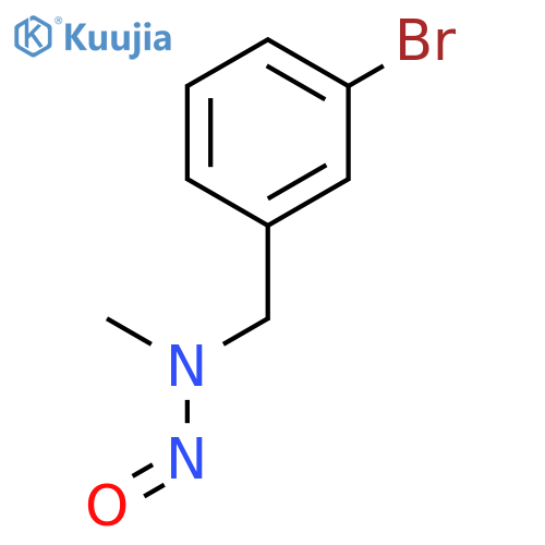 1-(3-bromophenyl)-N-methyl-N-nitrosomethanamine structure