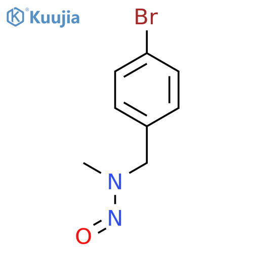 N-[(4-bromophenyl)methyl]-N-methyl-nitrous amide structure