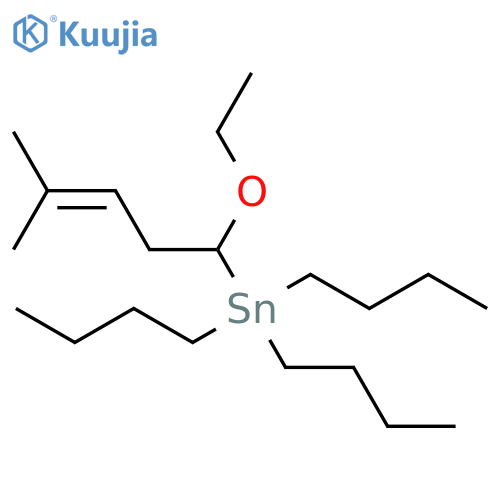 Stannane, tributyl(1-ethoxy-4-methyl-3-pentenyl)- structure