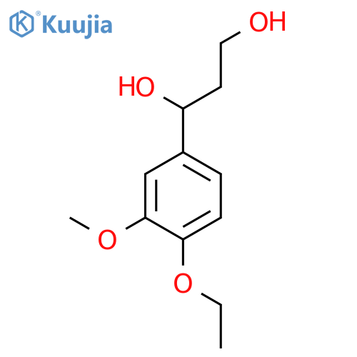 1,3-Propanediol, 1-(4-ethoxy-3-methoxyphenyl)- structure