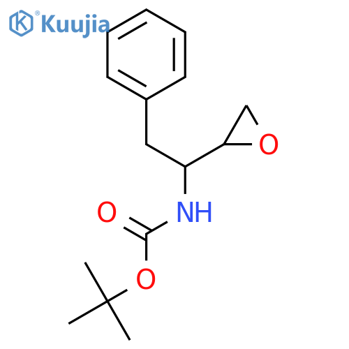 (2R,3S)-3-(tert-Boc)amino-1,2-epoxy-4-phenylbutane structure