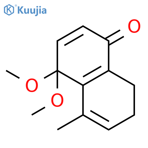 1(4H)-Naphthalenone, 7,8-dihydro-4,4-dimethoxy-5-methyl- structure