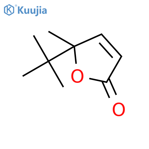 2(5H)-Furanone, 5-(1,1-dimethylethyl)-5-methyl- structure