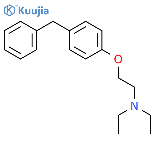2-(4-Benzylphenoxy)-N,N-diethylethanamine structure