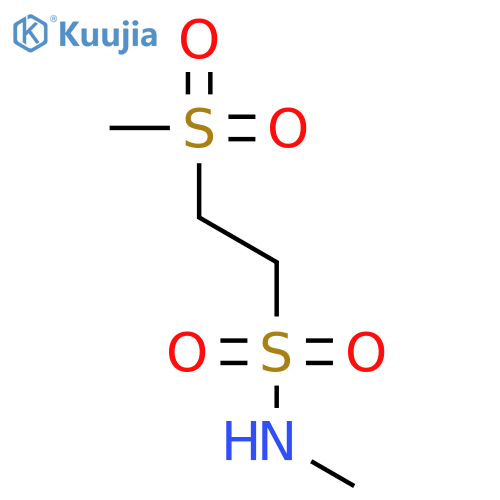 2-methanesulfonyl-N-methylethane-1-sulfonamide structure
