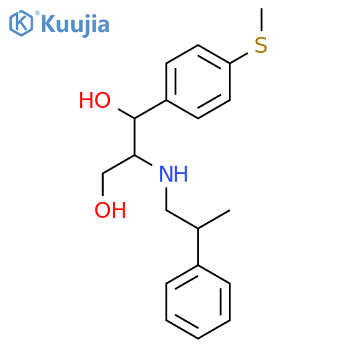 1,3-Propanediol, 1-[4-(methylthio)phenyl]-2-[(2-phenylpropyl)amino]- structure