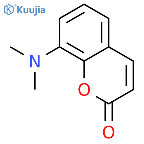 2H-1-Benzopyran-2-one, 8-(dimethylamino)- structure