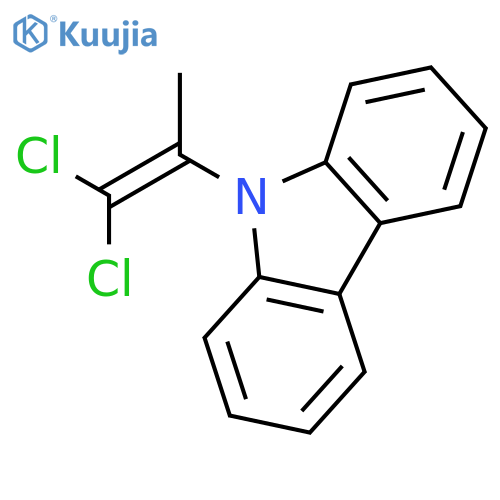 9H-Carbazole, 9-(2,2-dichloro-1-methylethenyl)- structure