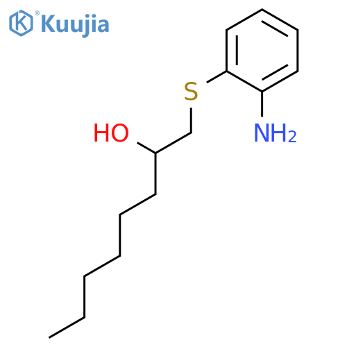 2-Octanol, 1-[(2-aminophenyl)thio]- structure