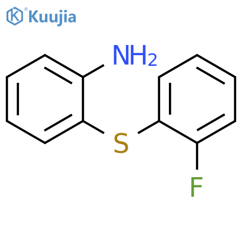 Benzenamine, 2-[(2-fluorophenyl)thio]- structure