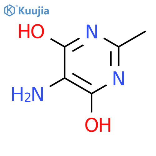 5-Amino-2-methylpyrimidine-4,6-diol structure