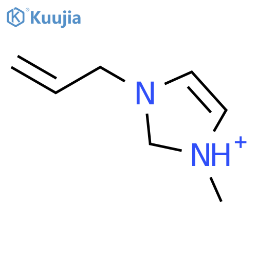 1H-Imidazolium, 1-methyl-3-(2-propenyl)- structure