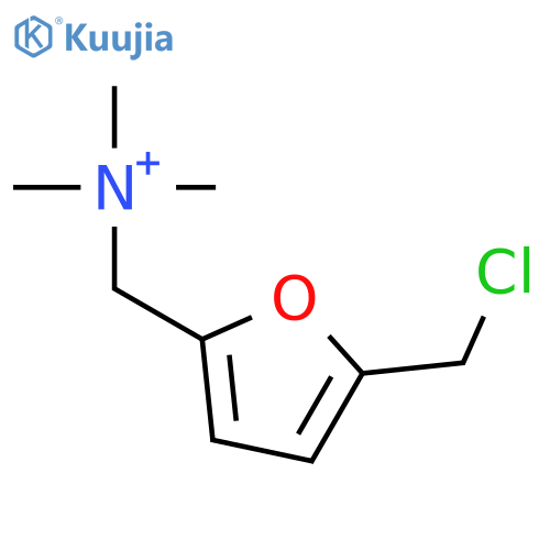 2-Furanmethanaminium, 5-(chloromethyl)-N,N,N-trimethyl- structure