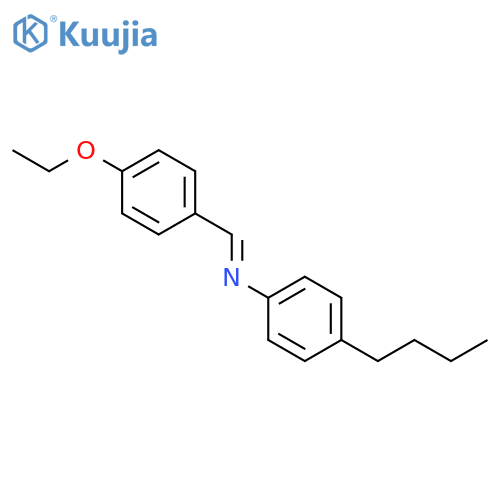 Benzenamine, 4-butyl-N-[(4-ethoxyphenyl)methylene]- structure