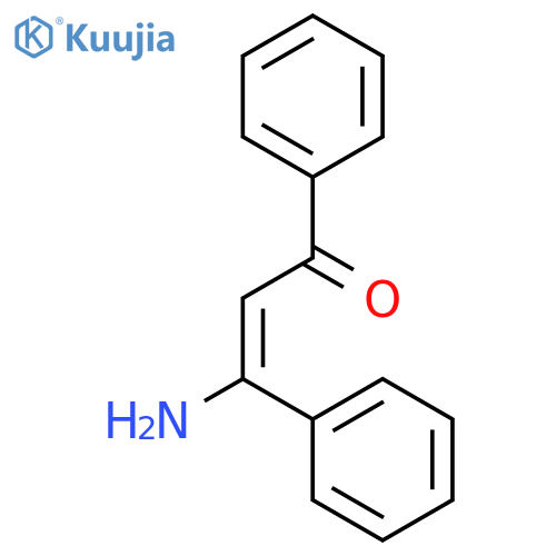 2-Propen-1-one, 3-amino-1,3-diphenyl-, (2Z)- structure