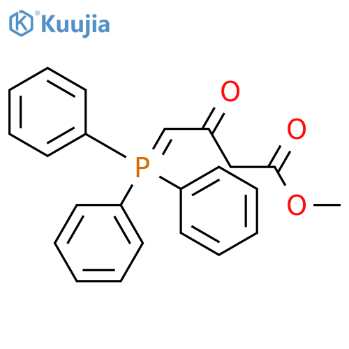 Butanoic acid, 3-oxo-4-(triphenylphosphoranylidene)-, methyl ester structure