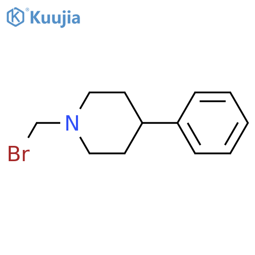 Piperidine, 1-(bromomethyl)-4-phenyl- structure