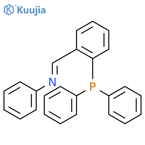Benzenamine, N-[[2-(diphenylphosphino)phenyl]methylene]- structure
