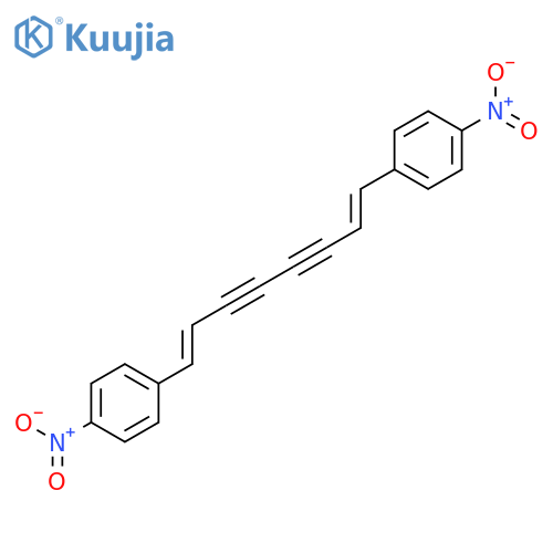 Benzene, 1,1'-(1,7-octadiene-3,5-diyne-1,8-diyl)bis[4-nitro- structure