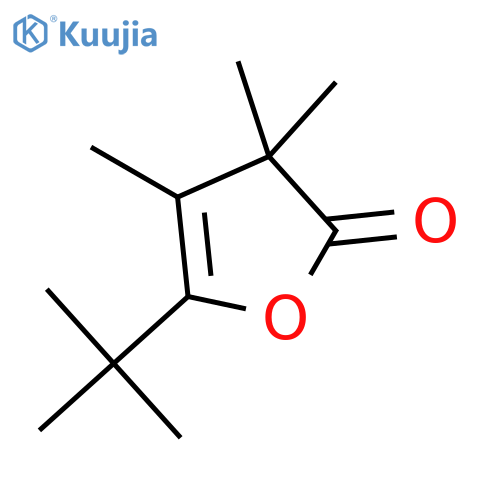2(3H)-Furanone, 5-(1,1-dimethylethyl)-3,3,4-trimethyl- structure