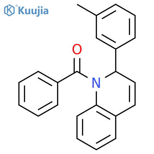 Quinoline, 1-benzoyl-1,2-dihydro-2-(3-methylphenyl)- structure