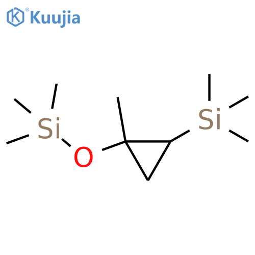 Silane, trimethyl[[1-methyl-2-(trimethylsilyl)cyclopropyl]oxy]- structure