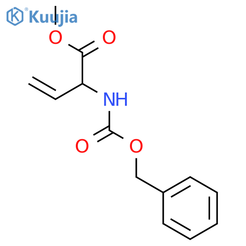 (R)-Methyl 2-(((benzyloxy)carbonyl)amino)but-3-enoate structure