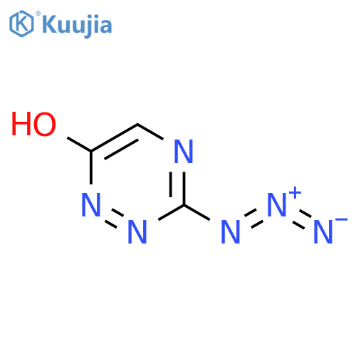 1,2,4-Triazin-6-ol, 3-azido- structure