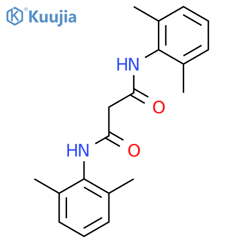 N,N'-Bis(2,6-dimethylphenyl)propanediamide structure