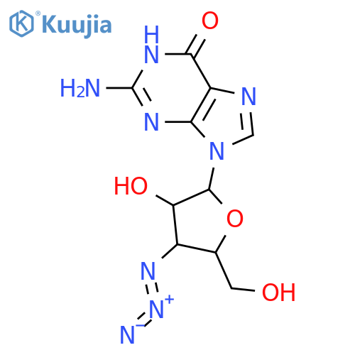 Guanosine,3'-azido-3'-deoxy- structure