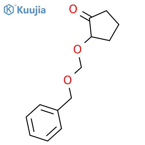 Cyclopentanone, 2-[(phenylmethoxy)methoxy]- structure