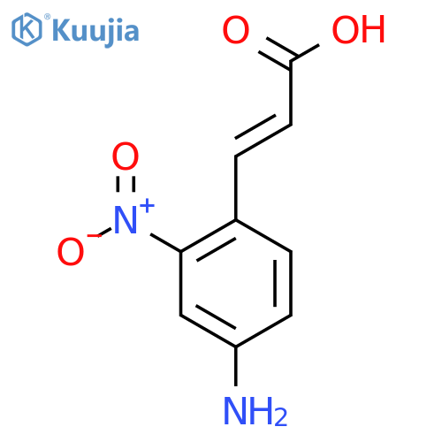4-Amino-2-nitrocinnamic acid structure