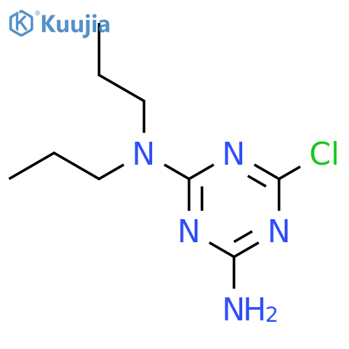 6-Chloro-N2,N2-dipropyl-1,3,5-triazine-2,4-diamine structure