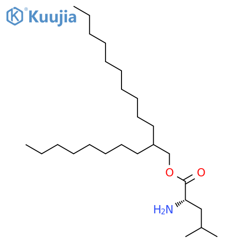 L-Leucine, 2-octyldodecyl ester structure