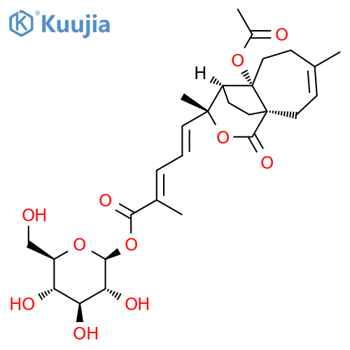 PseudolaricAcidA-O-beta-D-glucopyranoside structure