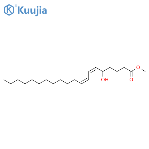 6,8-Eicosadienoic acid, 5-hydroxy-, methyl ester, (Z,Z)- structure