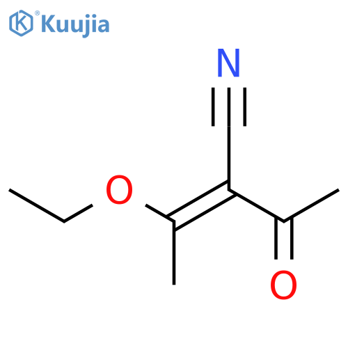 2-Butenenitrile, 2-acetyl-3-ethoxy- structure